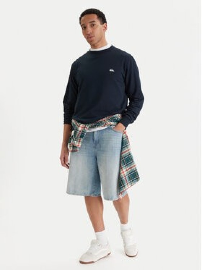 Quiksilver Bluza EQYFT04953 Granatowy Regular Fit