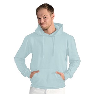 Męska Gładka Bluza Sportowa Przez Głowę Kaptur