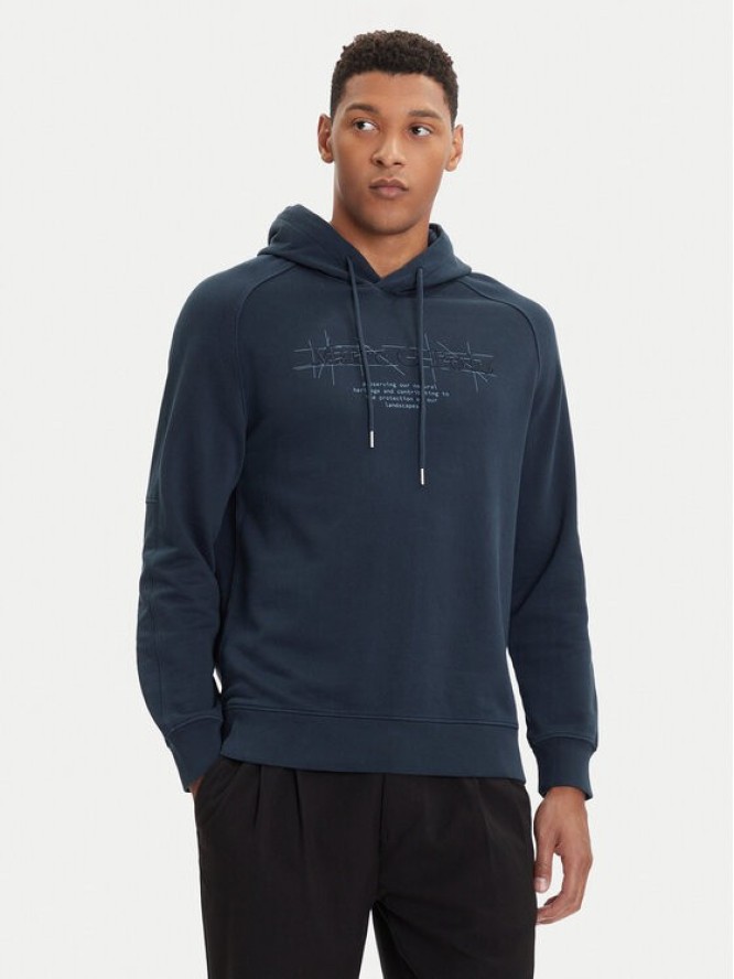 Marc O'Polo Bluza 528 4010 54078 Granatowy Regular Fit