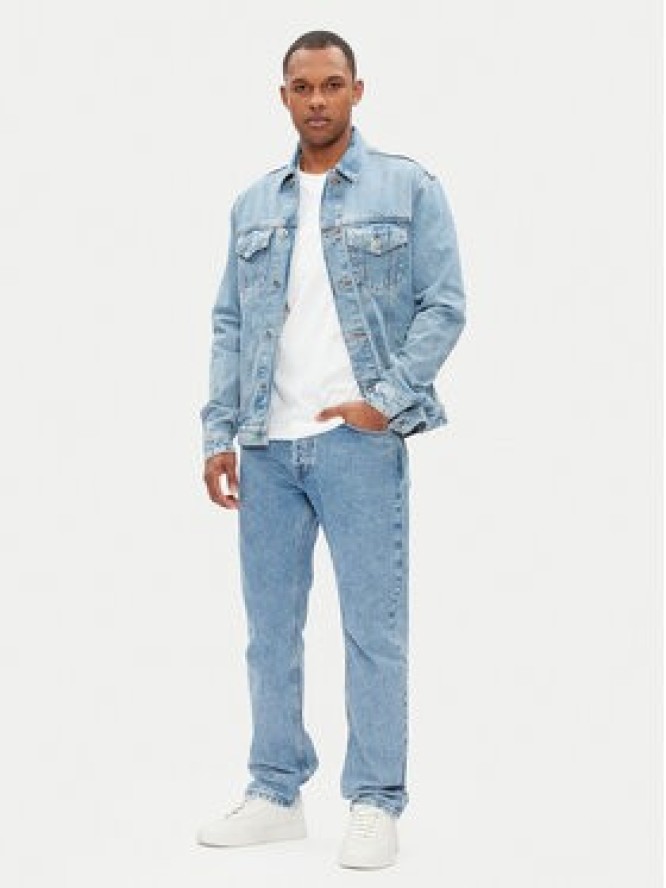 Pepe Jeans Kurtka jeansowa Pinners PM402715 Niebieski Regular Fit