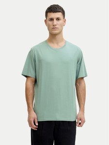 Jack & Jones T-Shirt Oragnic Basic 12156101 Zielony Regular Fit