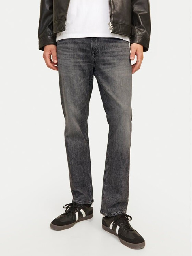 Jack & Jones Jeansy Clark 12258108 Szary Regular Fit