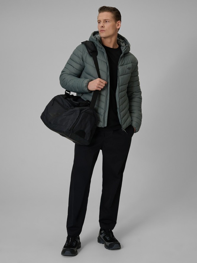 4F Kurtka z wypełnieniem syntetycznym męska - zielona M