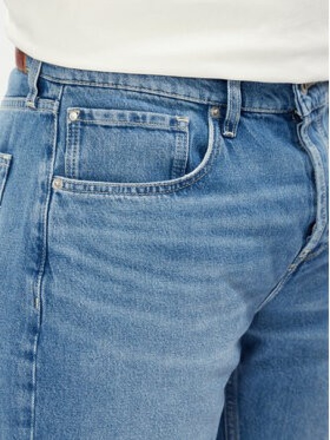 Pepe Jeans Szorty jeansowe PM801079 Niebieski Loose Fit