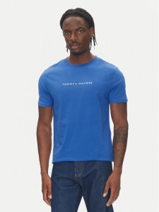 Tommy Hilfiger T-Shirt UM0UM03525 Niebieski Regular Fit