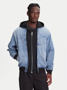 HUGO Kurtka jeansowa Enjo 50541735 Niebieski Relaxed Fit