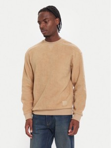 United Colors Of Benetton Bluza 3NMEU109T Beżowy Regular Fit