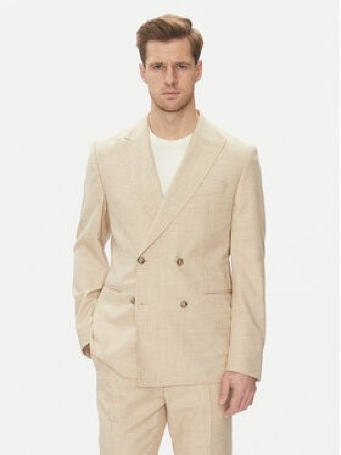 BOSS Garnitur C-Huge-2Pcs-Db-252 50540783 Écru Slim Fit