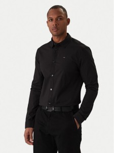 Tommy Jeans Koszula DM0DM04405 Czarny Slim Fit