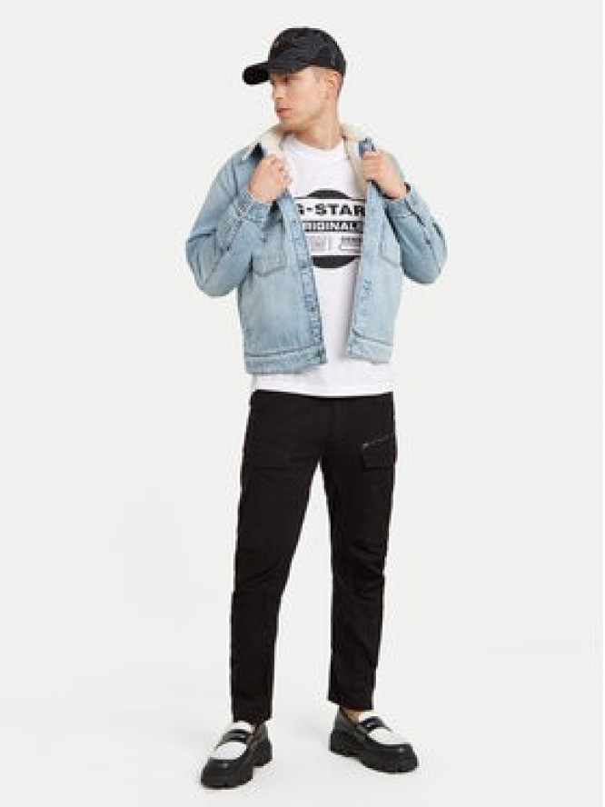 G-Star Raw Spodnie materiałowe Zip Cargo 3D D25665-D846 Czarny Tapered Fit