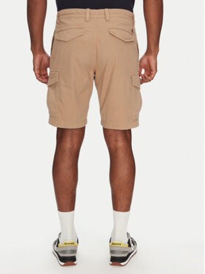 Napapijri Szorty materiałowe N-Deline NP0A4HOT Beżowy Regular Fit