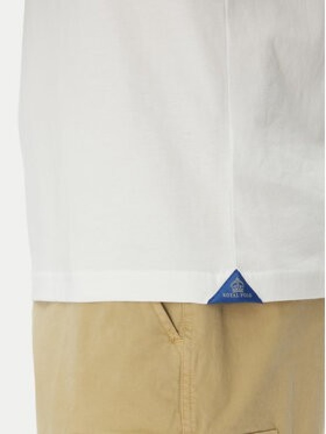 La Martina T-Shirt Anselm MARG31 JS206 Biały Regular Fit