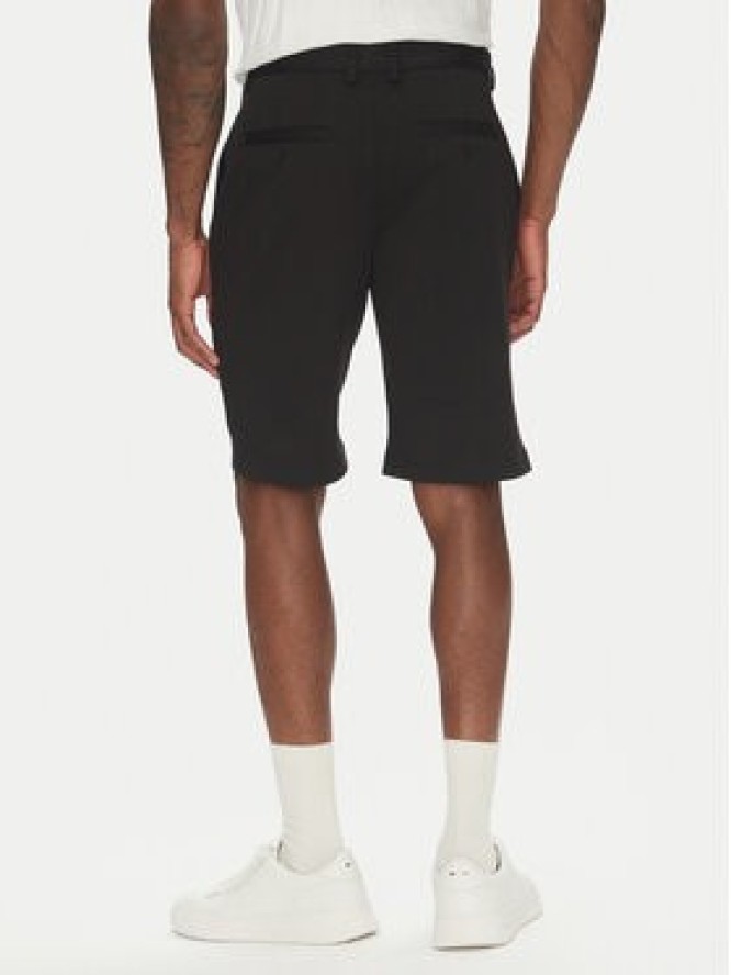 Lindbergh Szorty materiałowe 30-506062 Czarny Regular Fit