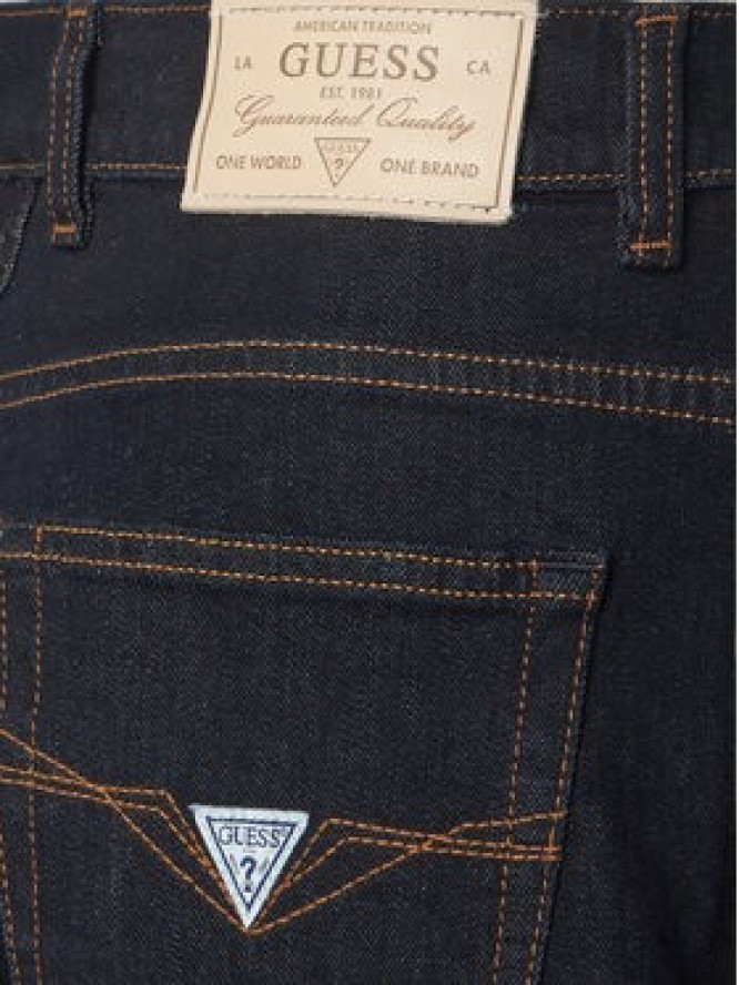 Guess Jeansy M6YA82 D1473 Granatowy Relaxed Fit