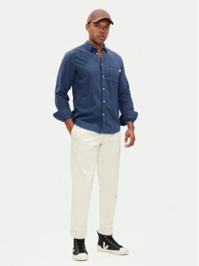 Pepe Jeans Koszula Aaron PM308804 Niebieski Regular Fit