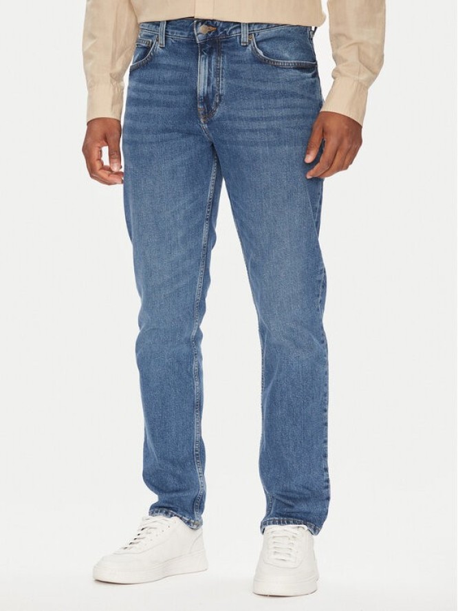 Tommy Hilfiger Jeansy Denton MW0MW39650 Niebieski Straight Fit