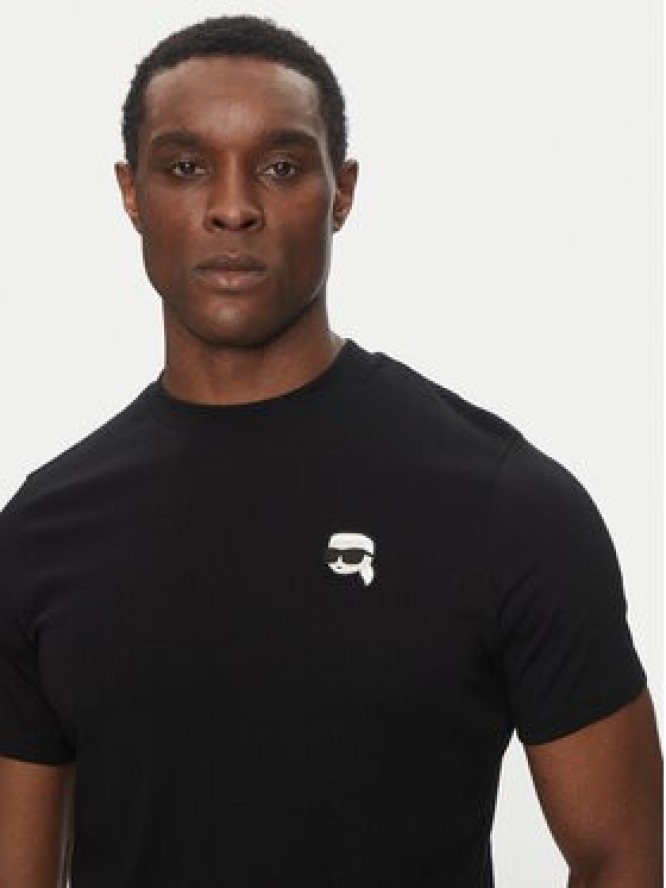 KARL LAGERFELD T-Shirt 755710 500224 Czarny Regular Fit