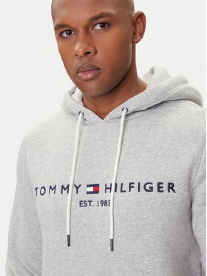 Tommy Hilfiger Bluza Core Logo MW0MW10752 Szary Regular Fit