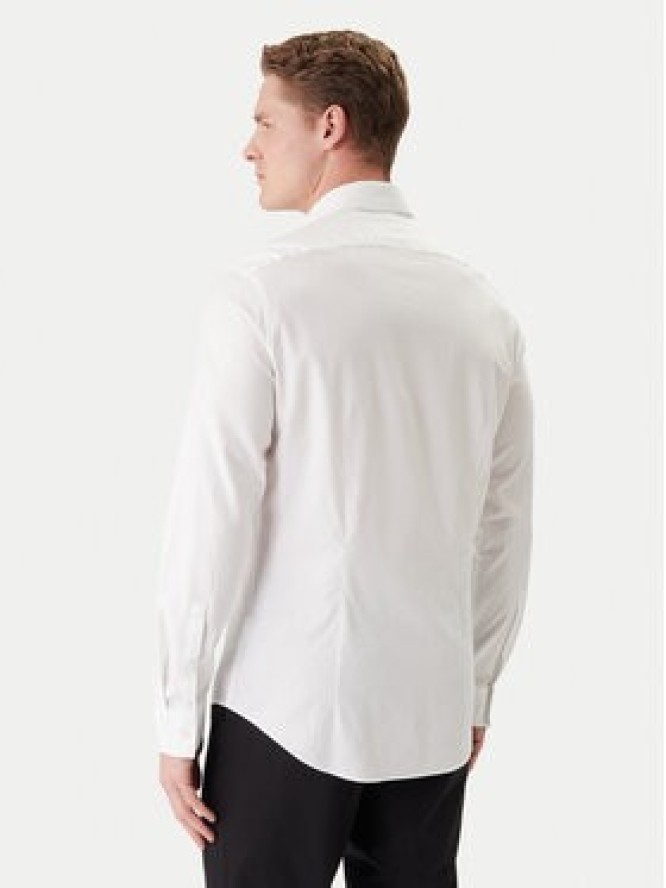 Calvin Klein Koszula LV019EU120 Biały Slim Fit