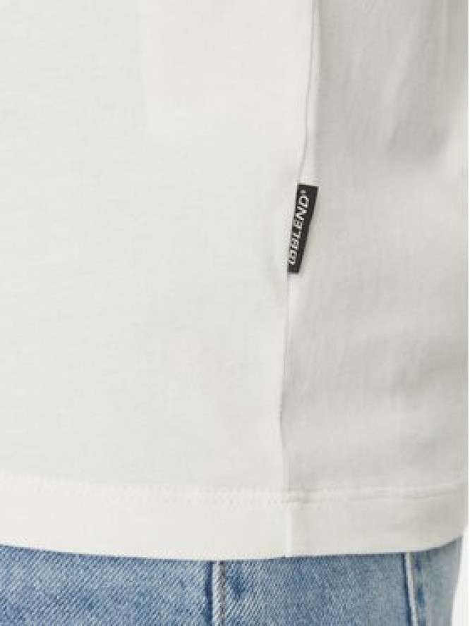 Blend T-Shirt 20718312 Biały Regular Fit