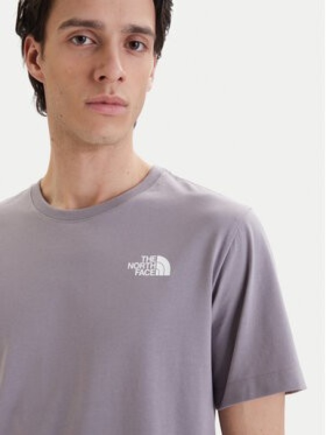 The North Face T-Shirt NSE Box NF0A8GV2 Fioletowy Regular Fit