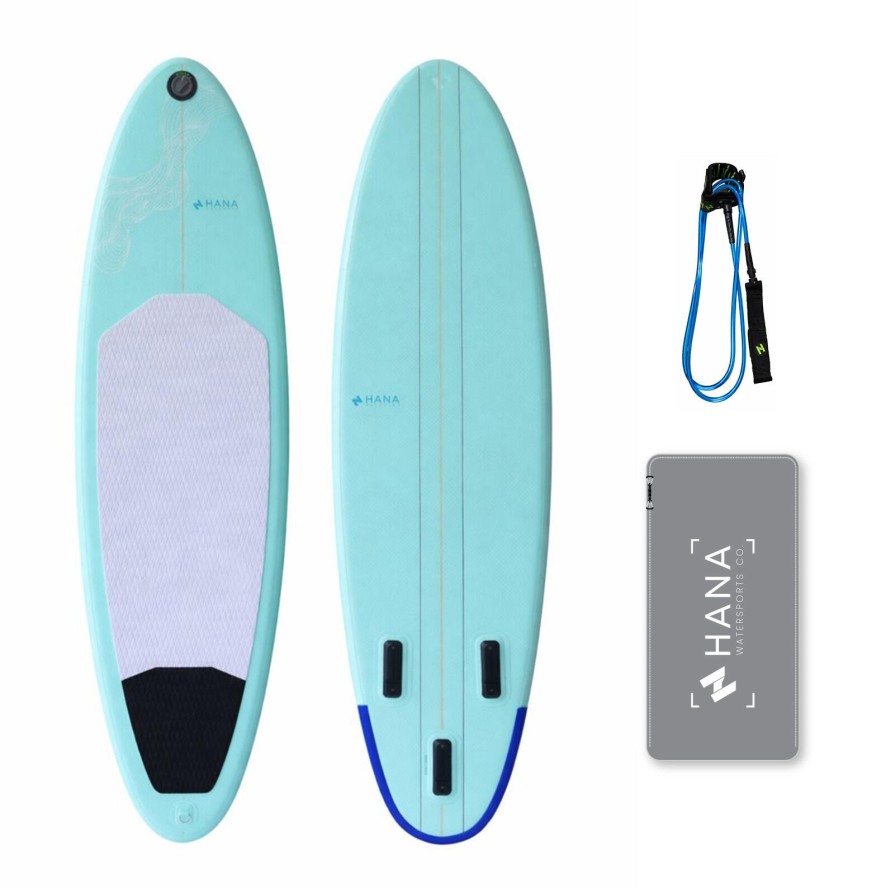 Zestaw Deska Surfingowa 7'8 x 25'' x 3'' - 90l ze smyczą (Leash) 6"