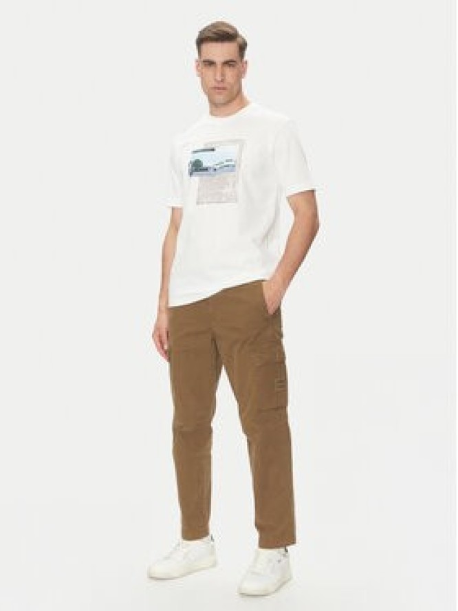 BOSS T-Shirt Te_Ontheway 50539180 Biały Regular Fit