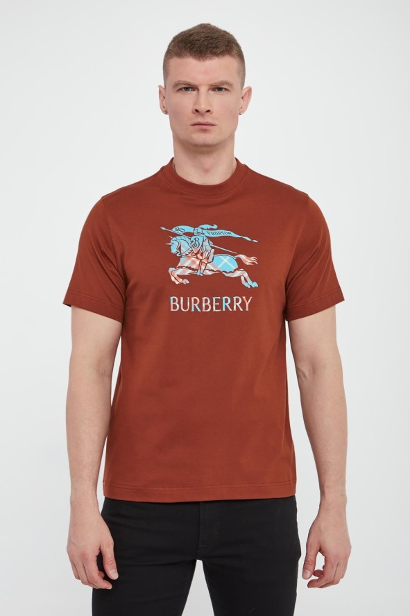T-shirt męski z logo BURBERRY
