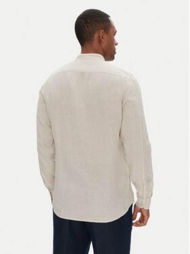 BOSS Koszula 50537369 Beżowy Regular Fit