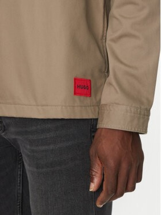 HUGO Kurtka jeansowa Enalu 50468744 Brązowy Oversize