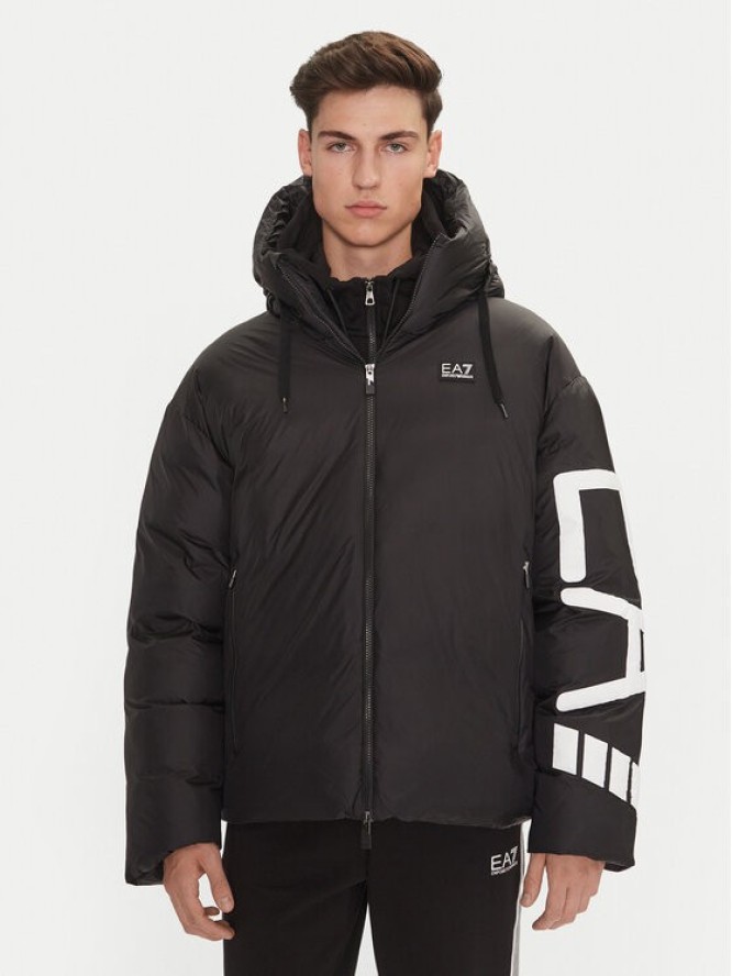 EA7 Emporio Armani Kurtka zimowa 6DPB19 PNGAZ 1200 Czarny Regular Fit