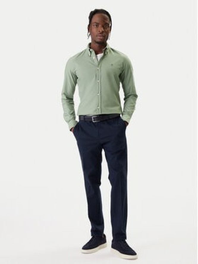 BOSS Koszula H-Roan 50555920 Zielony Slim Fit
