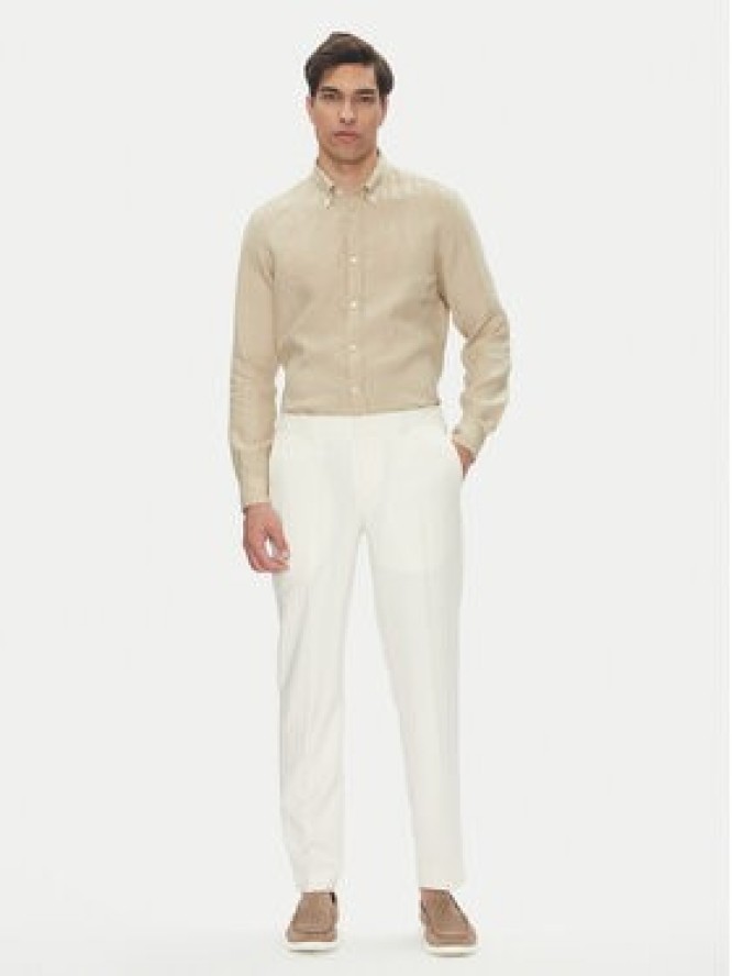BOSS Koszula H-Roan-Bd-E-C1 50520283 Beżowy Slim Fit