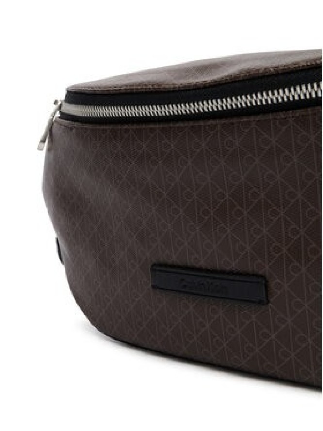 Calvin Klein Nerka Emblem Aop Coated Waistbag LV04D3135G Brązowy