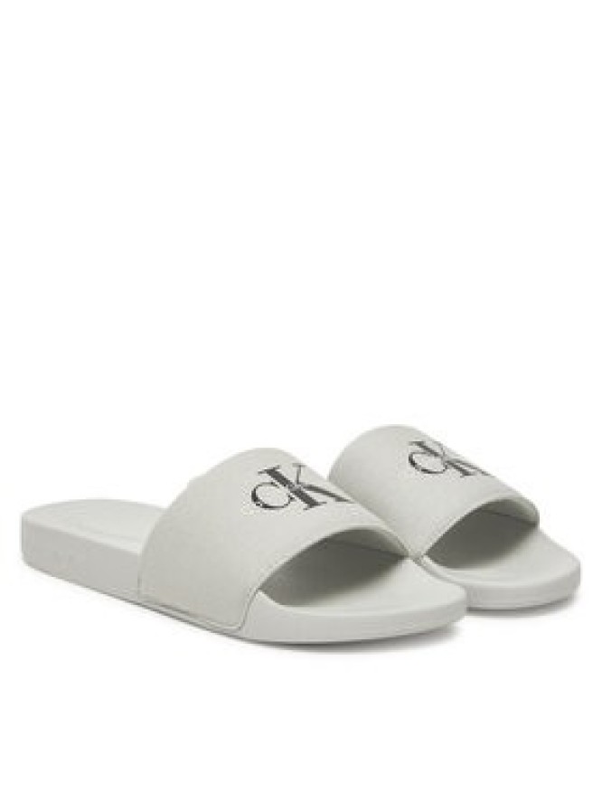 Calvin Klein Jeans Klapki Slide Monogram Cv YM0YM01271 Szary