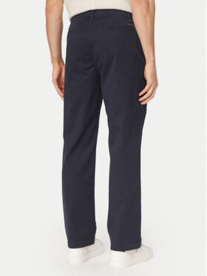 Calvin Klein Jeans Chinosy 90s LV04RF619G Niebieski Straight Fit