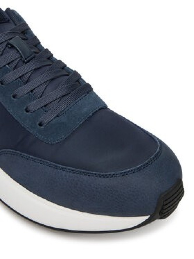 Calvin Klein Jeans Sneakersy Athleisure Runner Laceup Ny-Su YM0YM01370 Granatowy