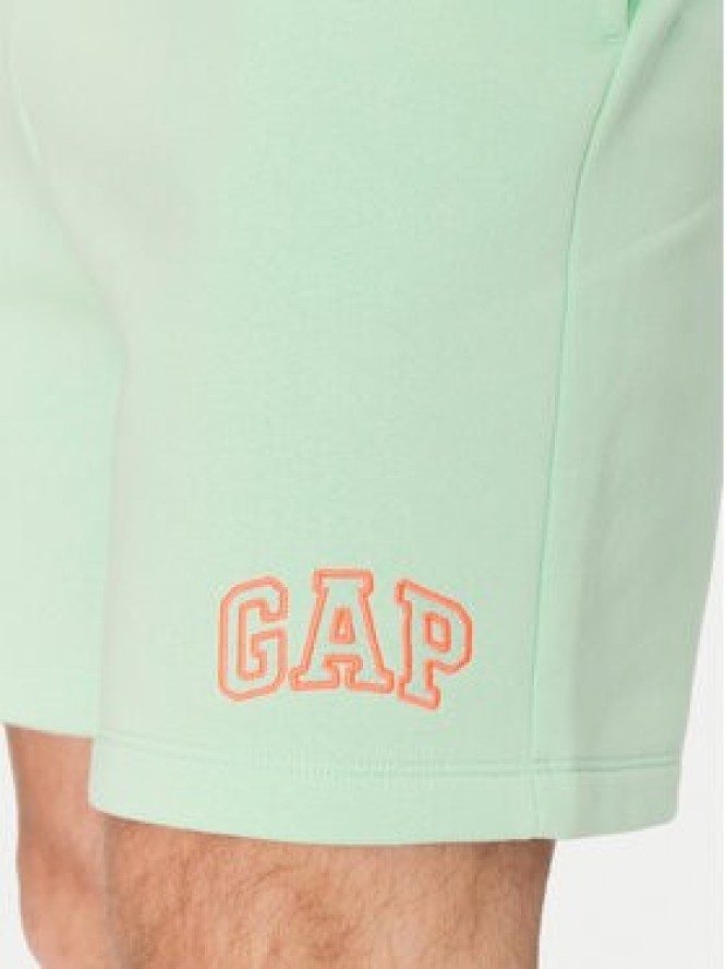 Gap Szorty sportowe 703989-01 Zielony Regular Fit