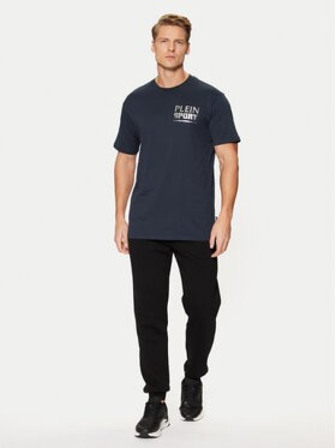 Plein Sport T-Shirt AADC MTK7913 STE003N Granatowy Regular Fit