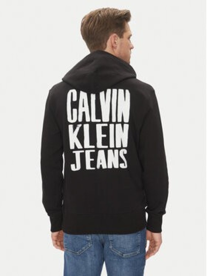 Calvin Klein Jeans Bluza Painted J30J327526 Czarny Regular Fit