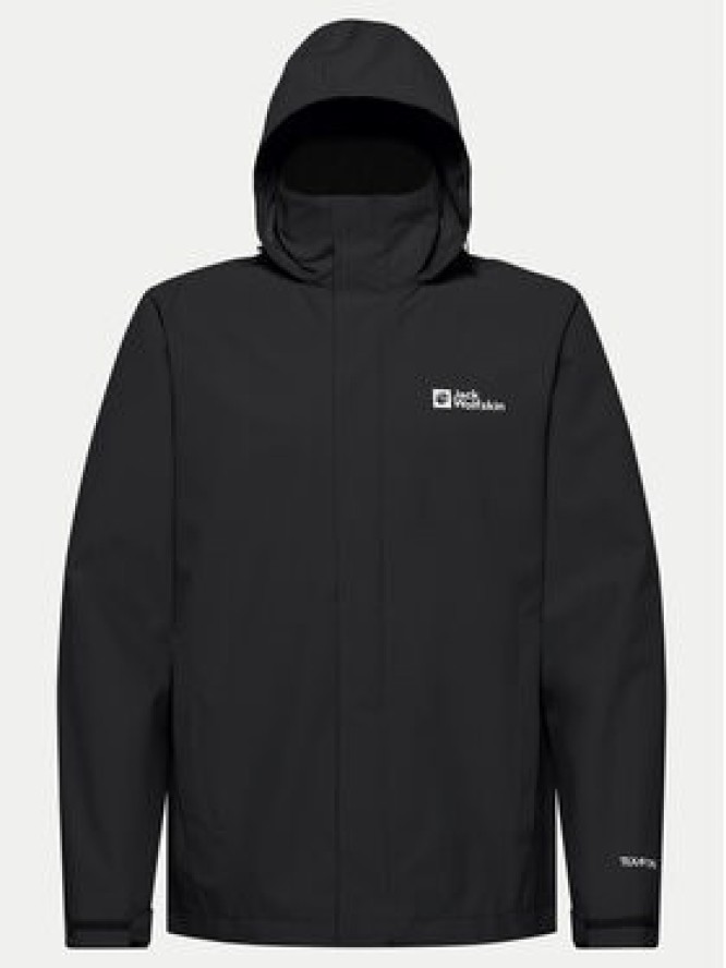 Jack Wolfskin Kurtka outdoor Trailtime 2l A63903 Czarny Regular Fit