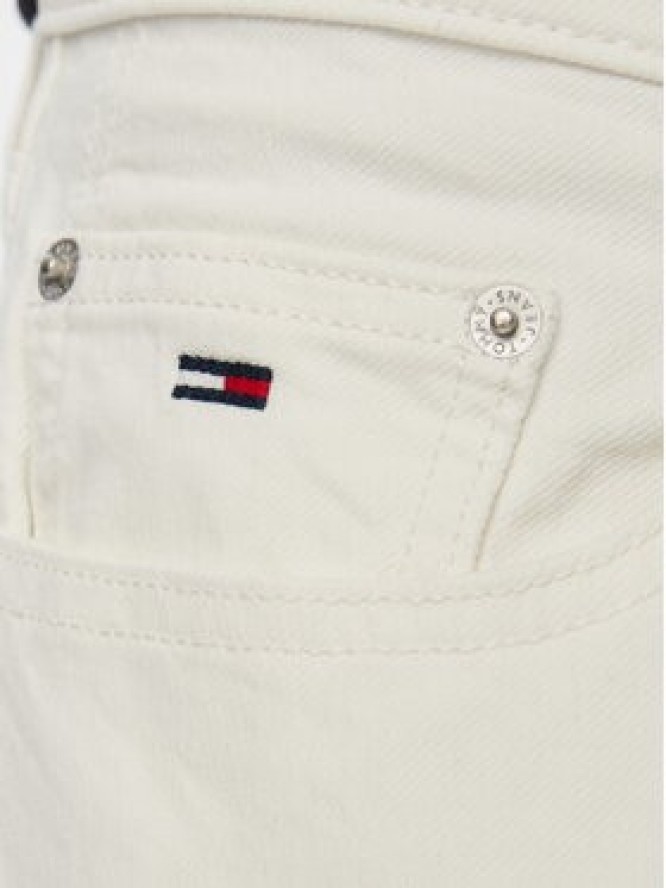 Tommy Jeans Jeansy Scanton DM0DM23270 Biały Slim Fit