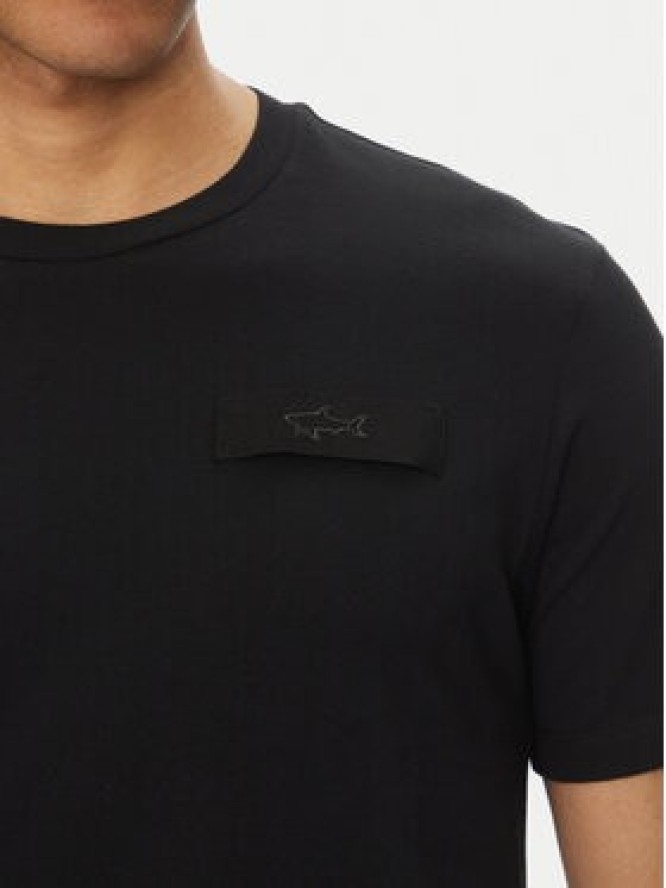 Paul&Shark T-Shirt 25411043 Czarny Regular Fit