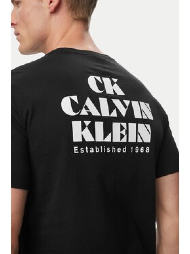 Calvin Klein Jeans T-Shirt Resort Graphic LV04RG802G Czarny Regular Fit