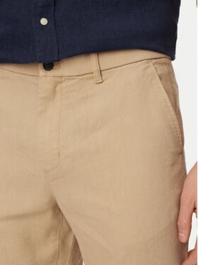 Tommy Hilfiger Chinosy Denton MW0MW42337 Khaki Straight Fit