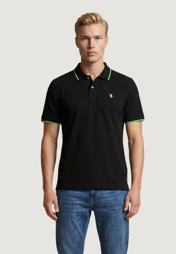 Polo z krótkim rękawem Mężczyzna U.S. POLO ASSN. BLACK