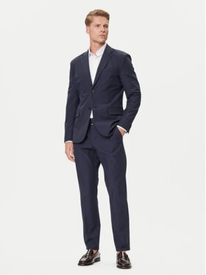 Guess Marynarka M4YN00 WG9Z2 Granatowy Regular Fit