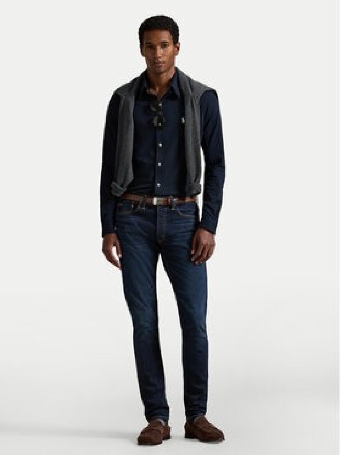 Polo Ralph Lauren Koszula 710654408016 Granatowy Regular Fit