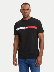 Tommy Jeans T-Shirt DM0DM22539 Czarny Regular Fit