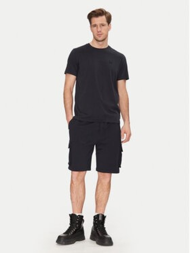 Moose Knuckles Szorty sportowe Hartsfield M14MR794 Granatowy Regular Fit